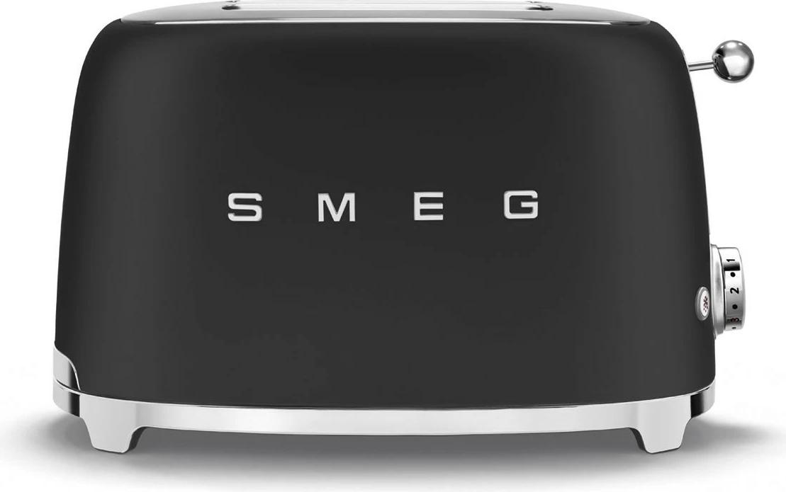 Toaster SMEG TSF01BLMEU, 950W, 2 feta, ngjyrë e zezë