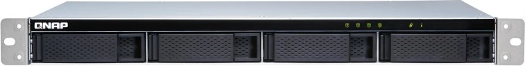 Kasë QNAP TL-R400S 4-bay, 1U rackmount, SATA JBOD, e zezë/gri
