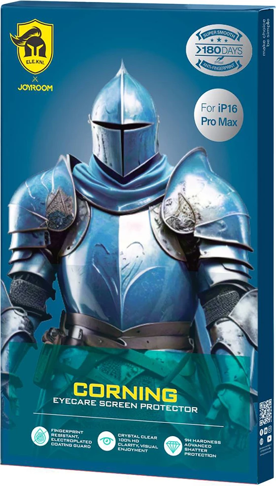 Xham i temperuar Joyroom JR-MKN0313 Corning Eyecare për iPhone 15 Plus/16 Plus