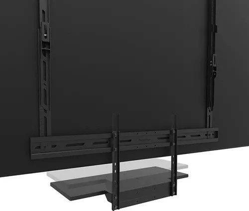 Raft videobar/raft tastiere Neomounts AV40-500BL, për ekrane 43-110″, VESA 200x200-800x800, ngarkesë 2.5 kg, çelik, zi