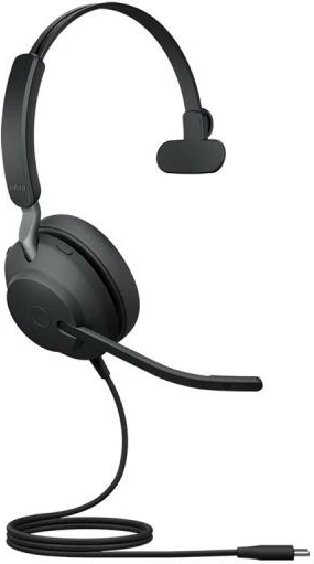 Kufje me mikrofon Jabra Evolve2 40 SE UC Mono 24189-889-889, e zezë