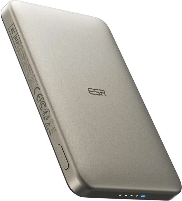 Powerbank ESR Qi2 MagSlim 5000 mAh, magnetik, sand