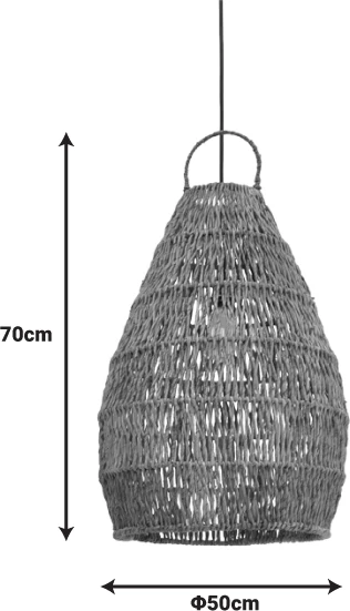 Llambë tavani Kelog Inart, ngjyrë kafe, 50x50x70cm