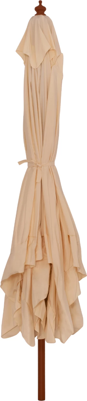 Ombrellë profesionale 3x3m me kornizë druri FH6022 Bezhë