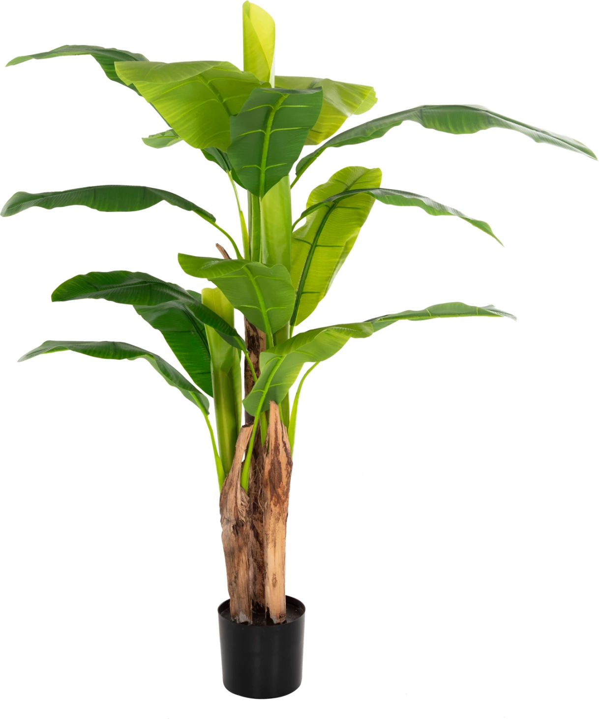 Bimë sintetike dekorative, pema banane në vazo, FH7977, 150H cm