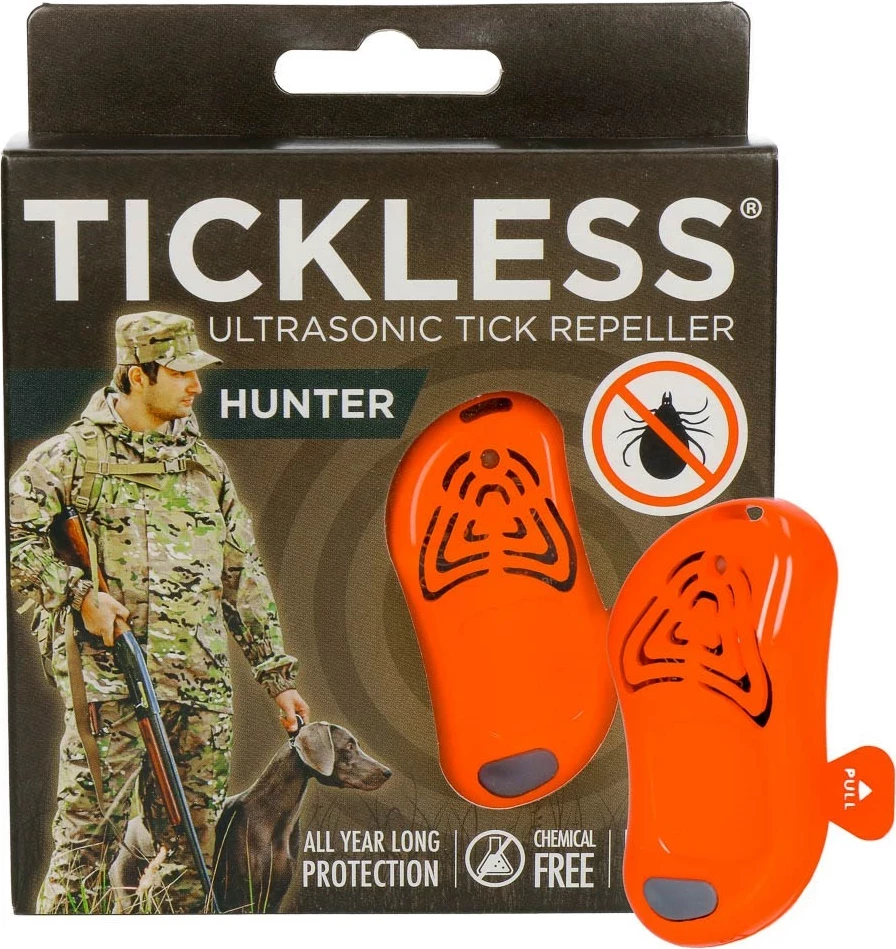 Repelues ultrasonik për rriqra TICKLESS PRO10-103OR, portokalli