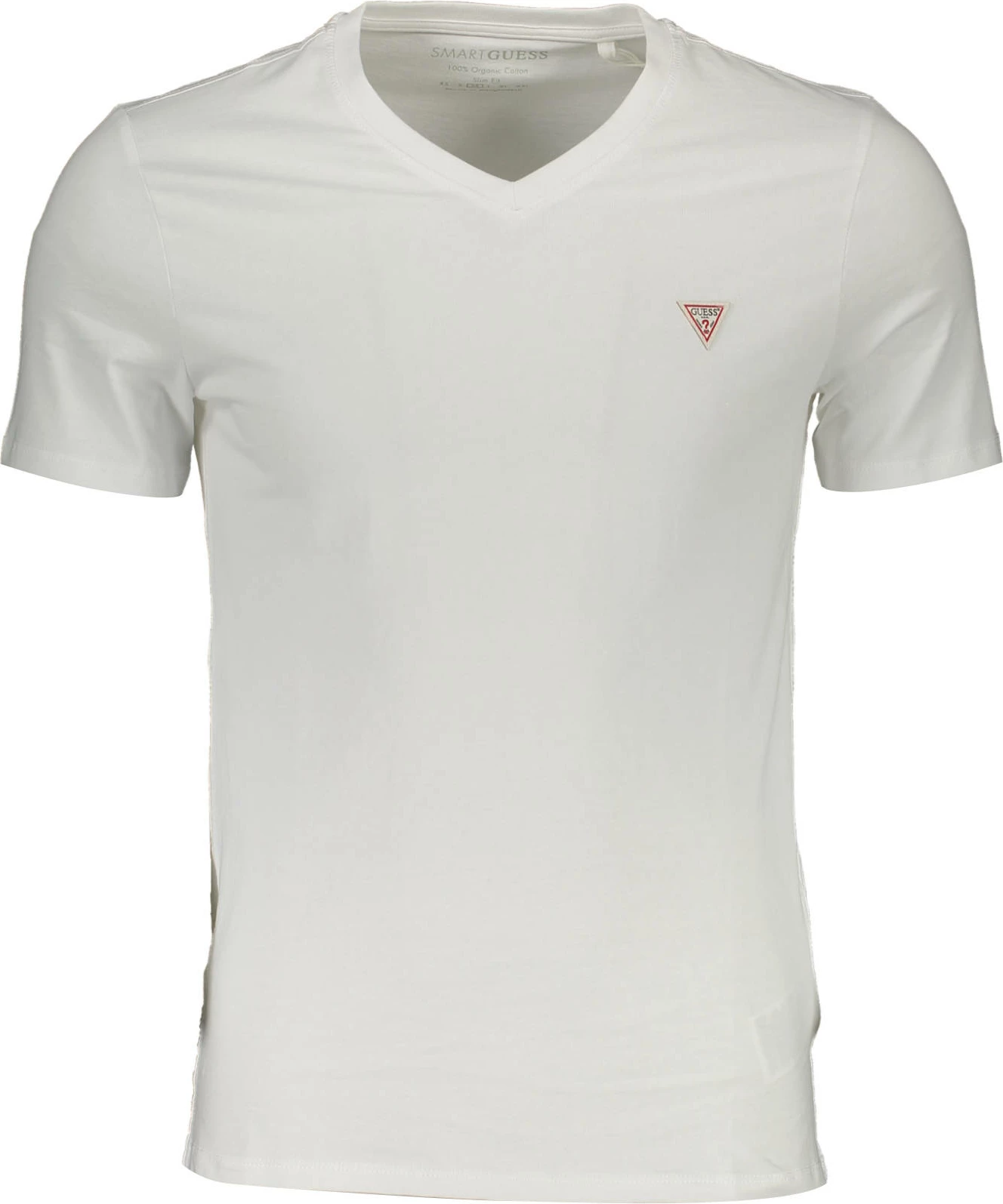 Maicë për meshkuj GUESS JEANS, e bardhë