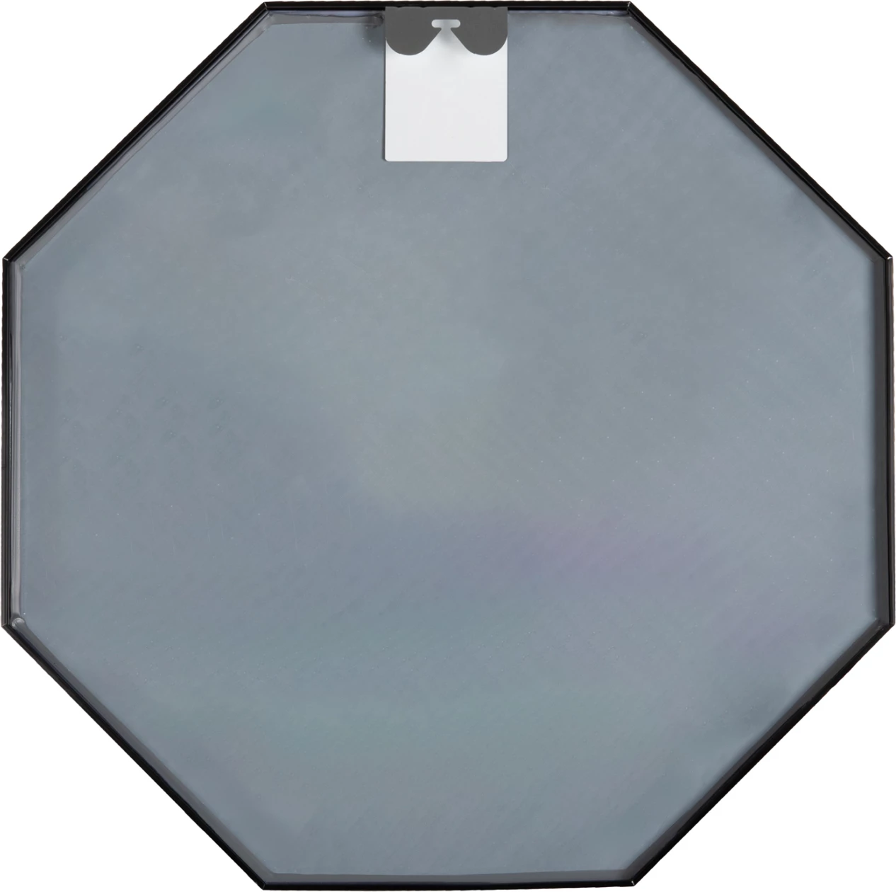 Pasqyrë muri oktagonale, kornizë alumini e zezë, FH4499.01, Φ74 cm