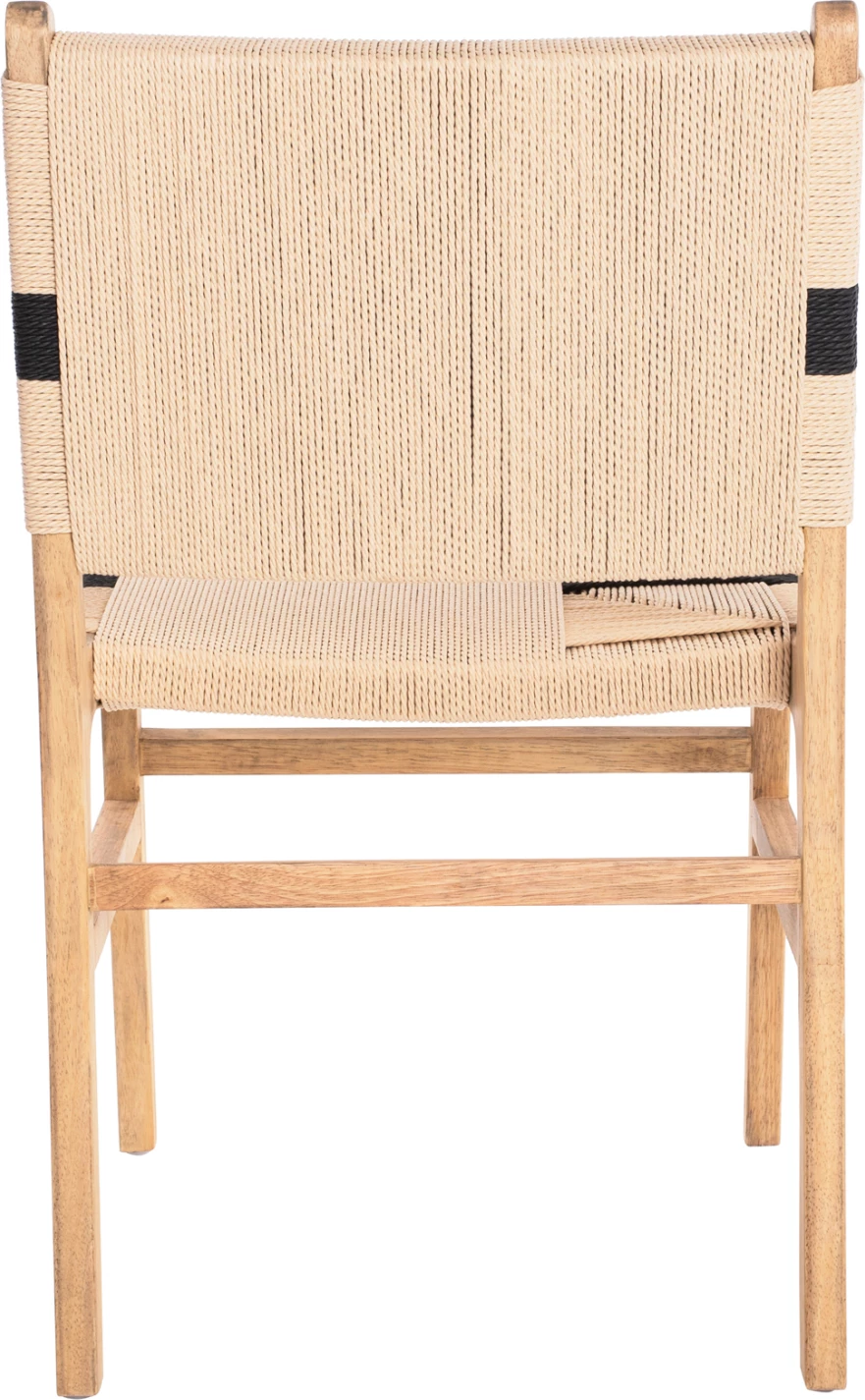 Karrige relaksuese, dru gome dhe litar, ngjyrë natyrale rustike, 50x60x88H cm, FH9323.01, set prej 2 copë