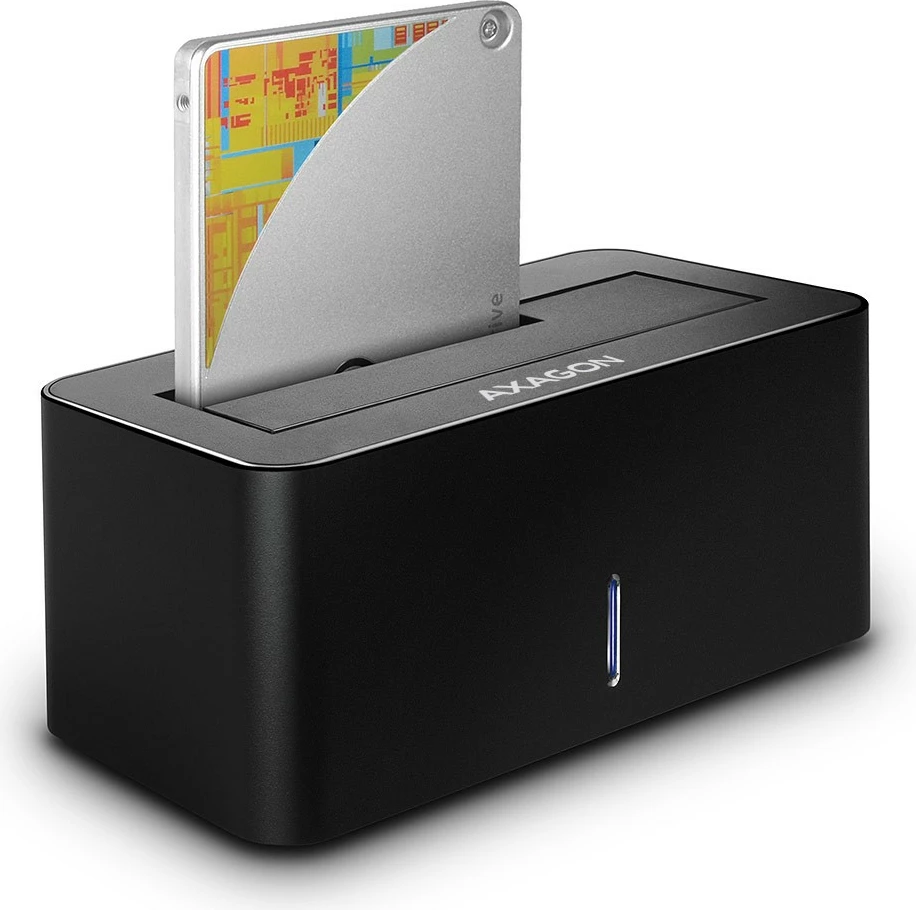 Docking station AXAGON ADSA-SN për HDD/SSD 2.5"/3.5", USB 3.2 Gen 1, e zezë