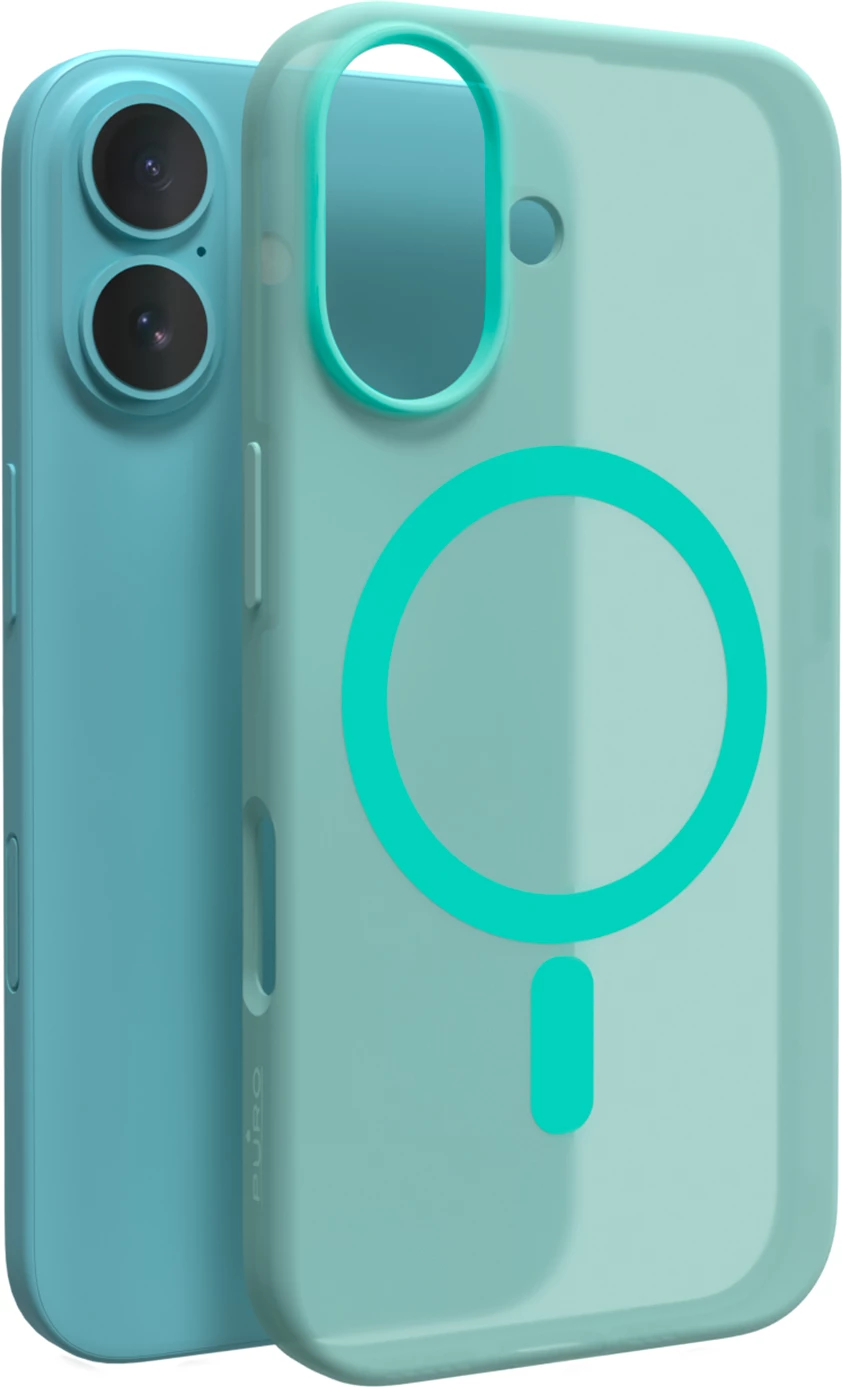 Mbështjellës Puro Daylight MagSafe për iPhone 16, silikon, i gjelbër