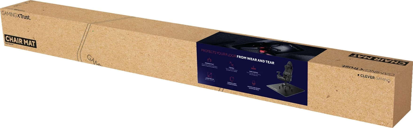 Pad për karrige Trust GXT 715, e zeza