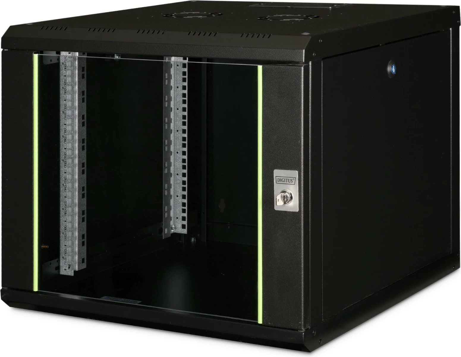 Kasë muri Digitus Unique 9HE, 509x600x600mm, e zezë