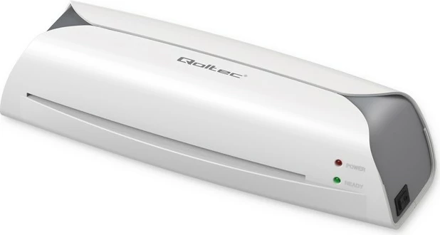 Laminator Qoltec LMR-0327, A4, Bardhë/Gri