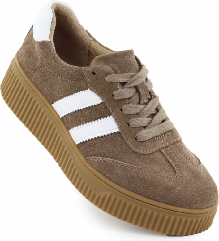 Këpucë për femra Filippo, kafe/bezhë