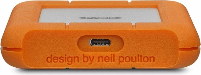 Hard disk i jashtëm LaCie Rugged STFR1000800 1TB USB-C 2.5\", portokalli