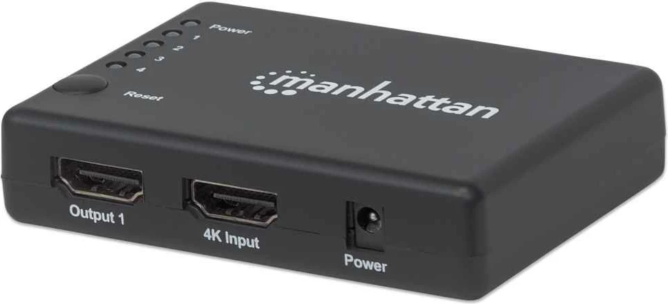 Spliter 4K Compact 4-Port HDMI, Manhattan 207706