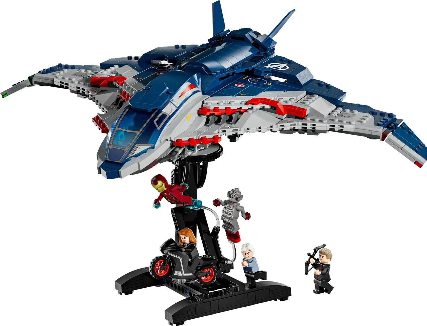 Set LEGO Marvel Quinjet 76325, 5 minifigura, 1131 pjesë