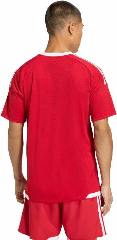 Fanellë futbolli adidas për meshkuj, kuqe-bardhë