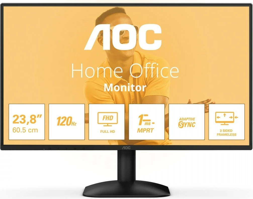 Monitor AOC 24B31H, 23.8", IPS, 120Hz, Full HD, i zi