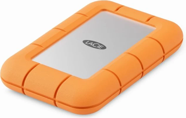 SSD i jashtëm rugged LaCie Rugged Mini STMF4000400 4TB USB-C (USB 3.2 Gen 2x2, deri 2000 MB/s), portokalli
