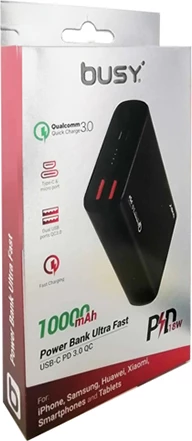 Power Bank PD 10000 mAh Usb-C PD 3.0QC