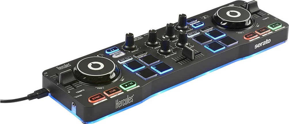 Kontrollues DJ Hercules DJ Control Starlight, LED, i zi