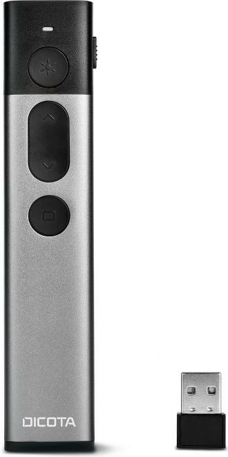 Prezantuese me lazer DICOTA D32075, wireless, argjend
