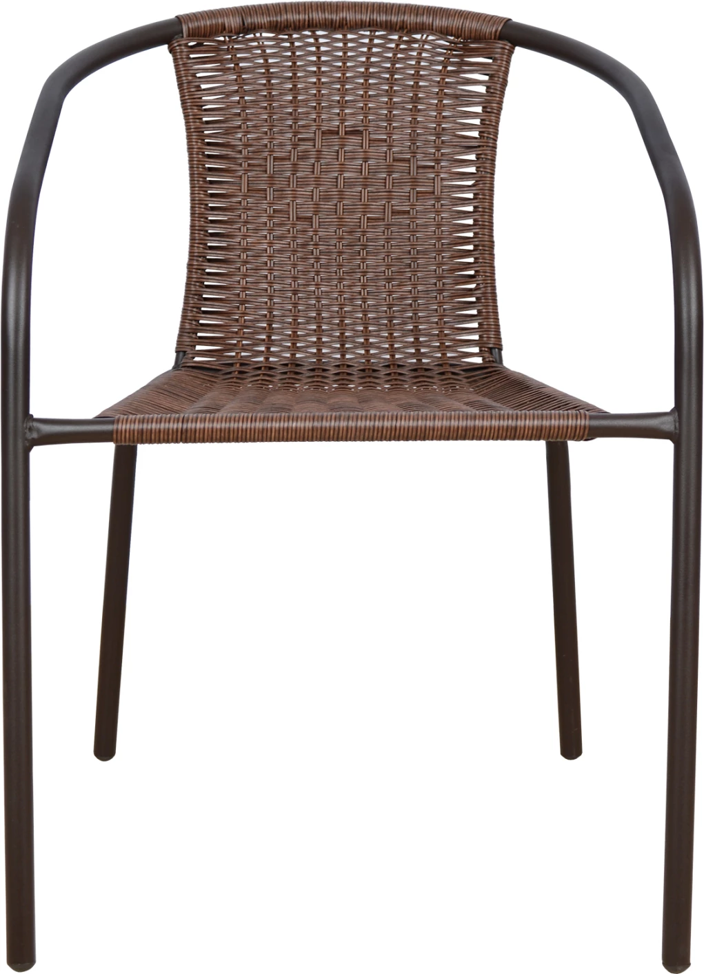 Karrige për jashtë Camel, ngjyrë kafe metalike me thurje, FH5015.02, 48x48-53x72 cm