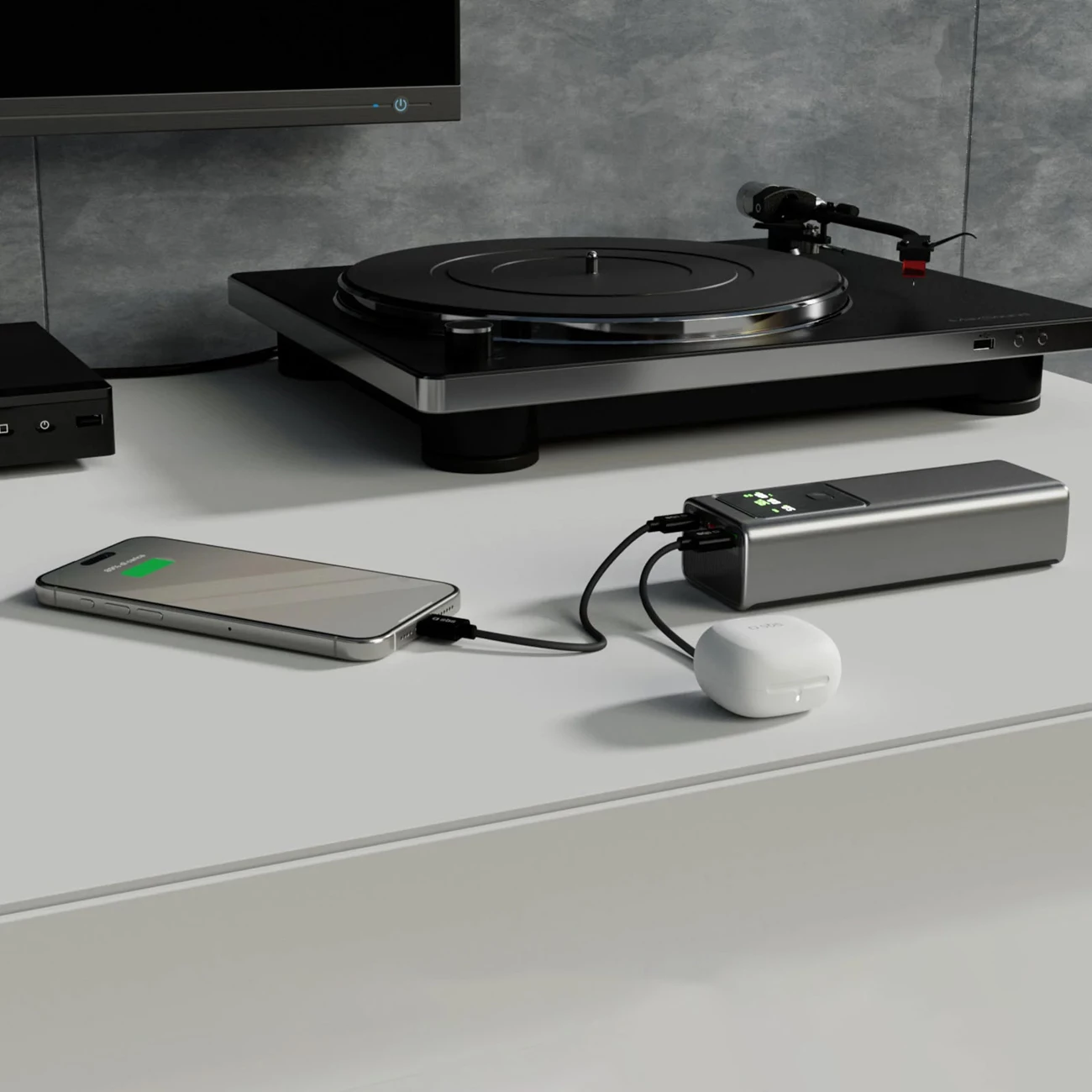 Powerbank SBS 20000mAh LCD PD 100W, Gri