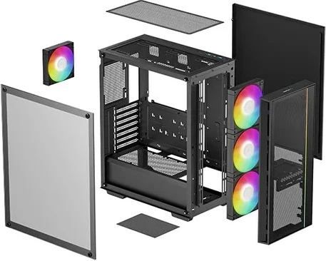 Kasë DEEPCOOL MATREXX 55 MESH V4 C e zezë