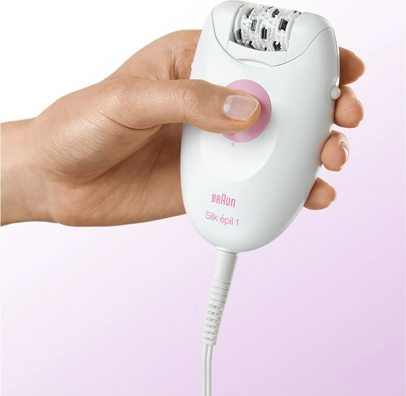 Epilator Braun Silk-épil 1 SE1-000, i bardhë