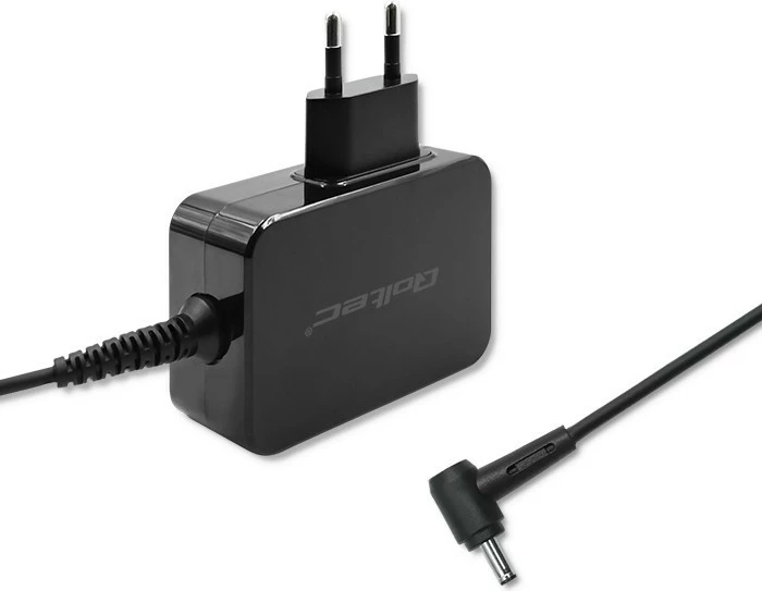 Karikues laptopi Qoltec 52391 për Asus, 45W, 19V, 2.37A, 4.0x1.35 mm, i zi