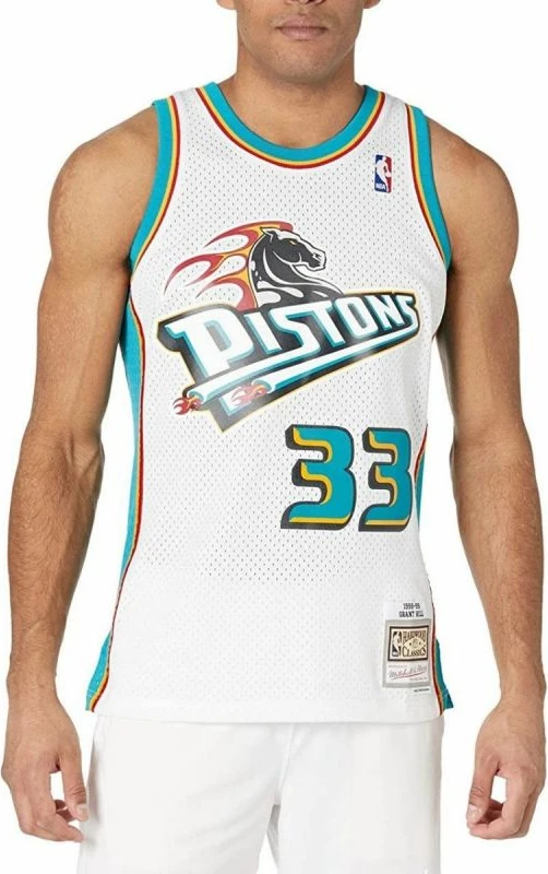 Fanellë basketbolli për meshkuj Mitchell & Ness Detroit Pistons Grant Hill