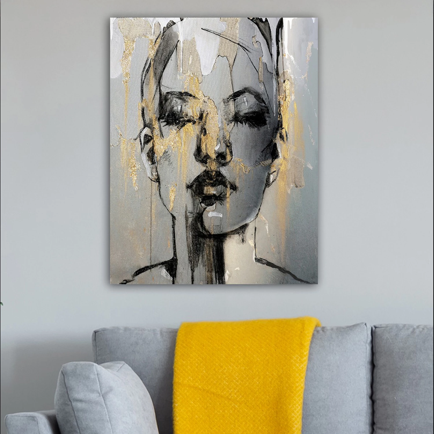 Pikturë muri GOBI FH4763, kanavacë e printuar, 50x3x70cm