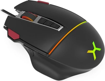 Maus Krux Fuze Pro, USB Lloji-A, 12000 DPI, i zi