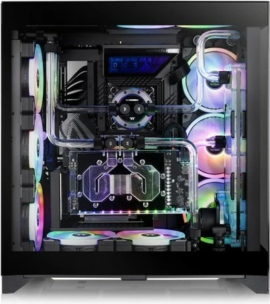 Kasë, Thermaltake, CTE E600 MX TG, Midi Tower ATX/E-ATX mATX Mini ITX, USB-C, xhami i temperuar, e zezë
