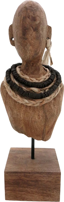 Busti Ebia dru mango-metal, ngjyrë arre, 17x12.5x44cm