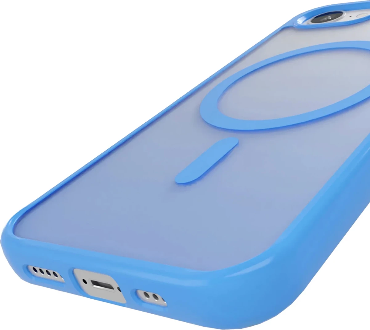 Mbështjellës Puro Gradient MagSafe për iPhone 16e, TPU, Blu