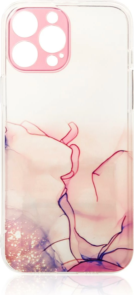 Mbështjellës Hurtel Marble Case për iPhone 12 Pro, Rozë
