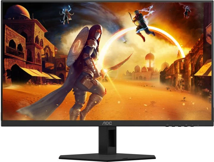 monitor gaming, AOC, 25G4SRE, 24.5", 300Hz OC 310Hz, 1ms GtG, Fast IPS, HDR400, G-SYNC, USB hub, e zezë/e kuqe