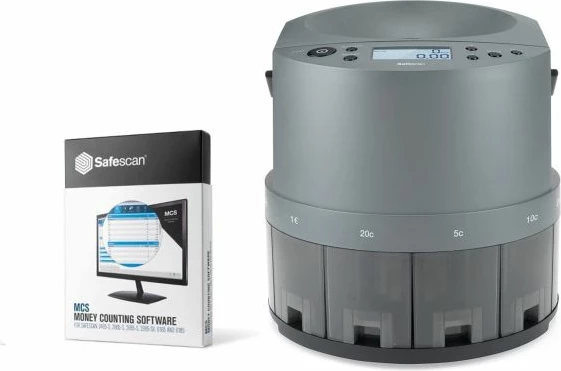 Makineri numërimi dhe selektimi monedhash Yakimasport Safescan 1450, gri