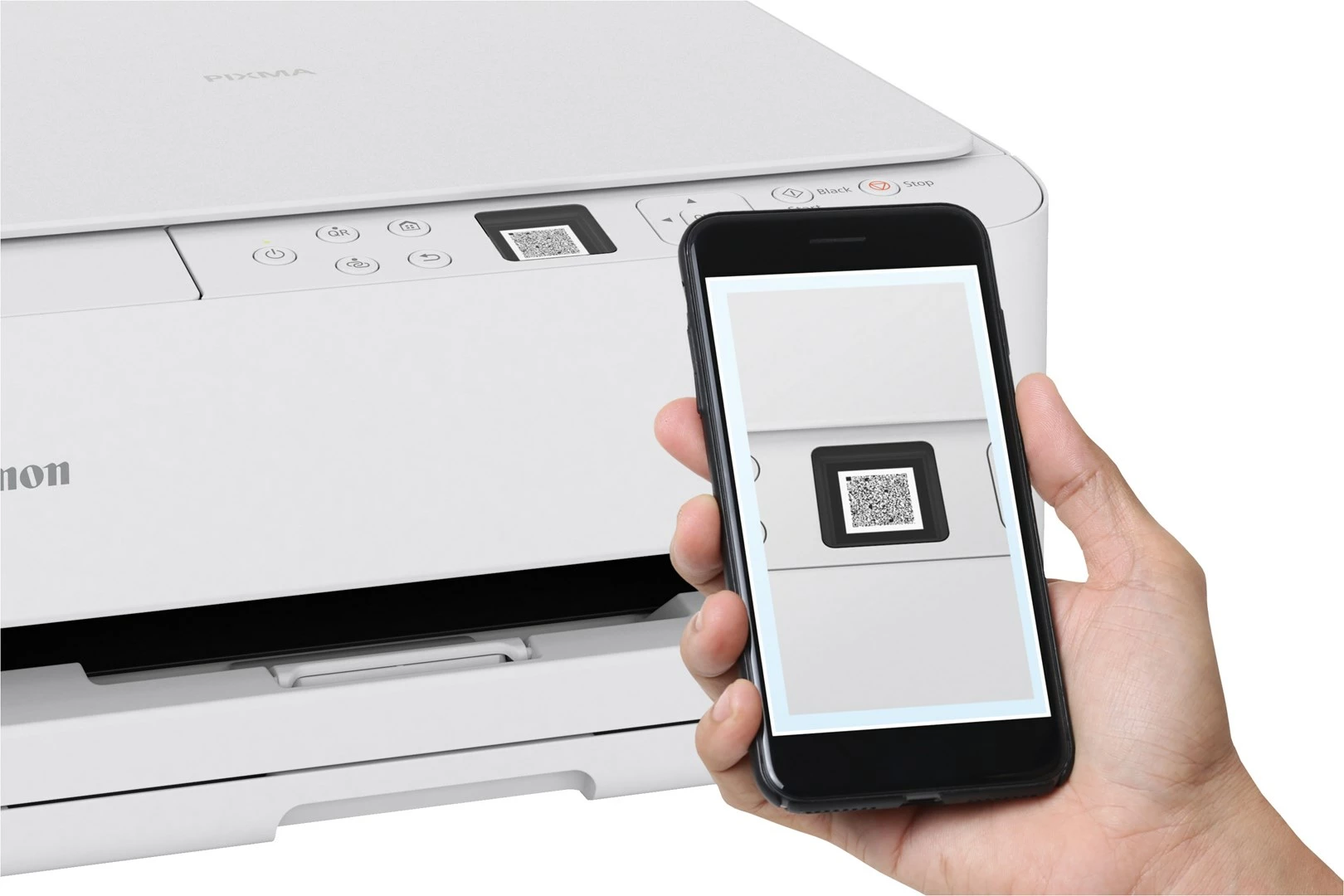 Printer multifunksional Canon PIXMA TS6550i, Inkjet, A4, Wi-Fi, Bardhë