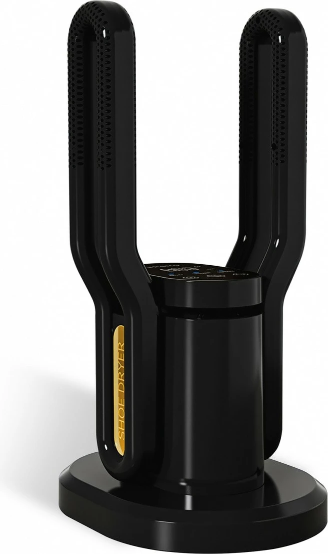 Tharëse këpucësh Media-Tech MT6539, rregullim automatik 40-55°C, ozon 50 mg/h, timer 15-360 min, panel dixhital, mbrojtje nga mbinxehja, e zezë/e verdhë