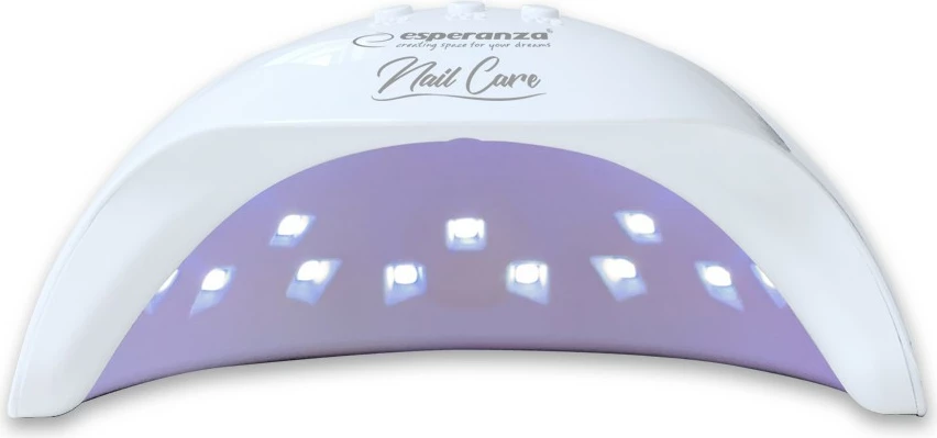 Llambë UV LED për thonj Esperanza Agate EBN010, 36W, Bardhë