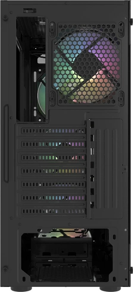 Kasë FURY Shobo SH4F RGB Midi Tower, E zezë