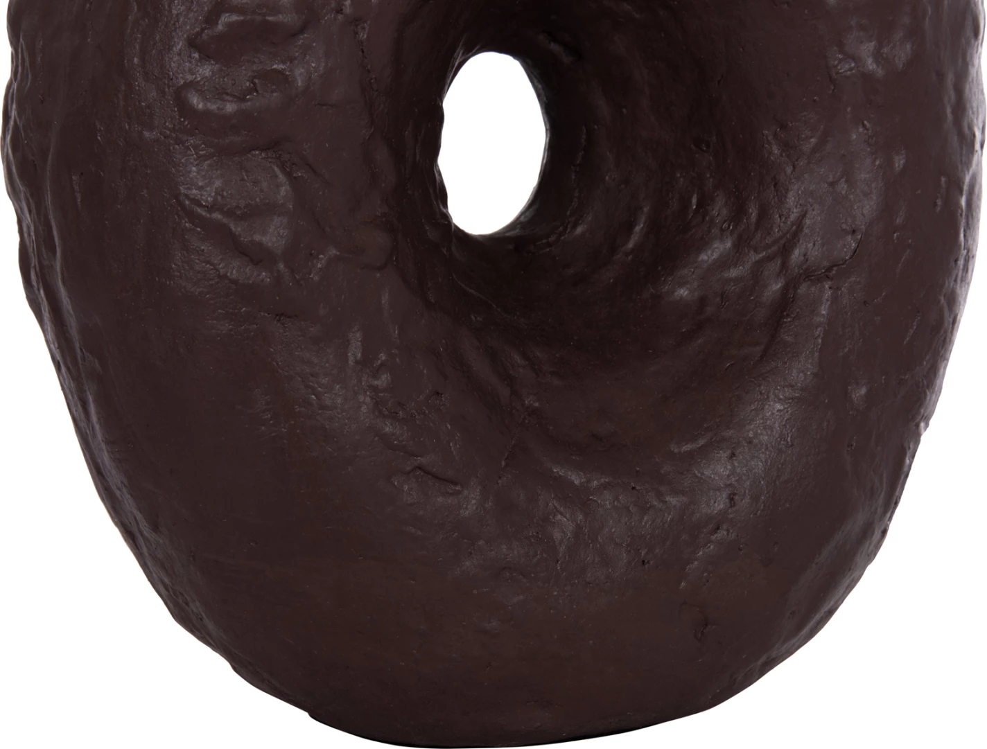 Vazo dekorative tavoline NAMENTIS, terrakotë, ngjyrë çokollate, FH4673.07S, 22x13x28cm