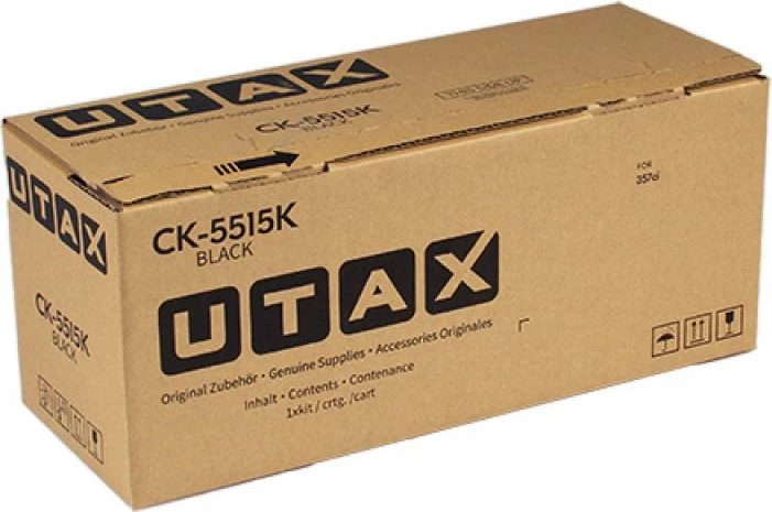 Toner, Utax, CK-5515K (1T02ZL0UT0), rendiment 9,800–23,700 faqe, i zi