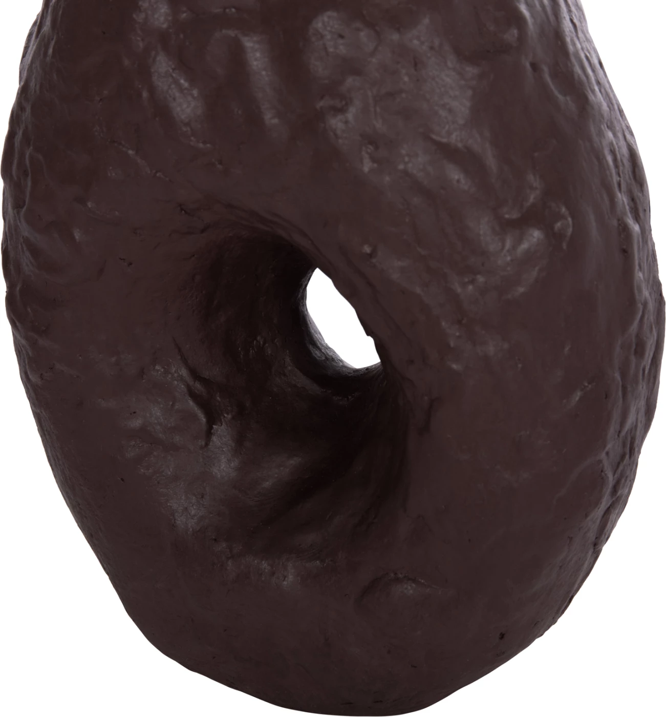 Vazo dekorative tavoline NAMENTIS, terrakotë, ngjyrë çokollate, FH4673.07S, 22x13x28cm