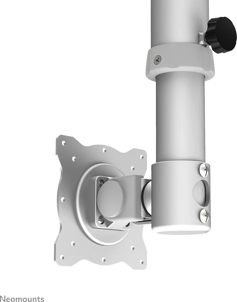 Mbajtës tavani për monitor/TV Neomounts FPMA-C025SILVER, 10-30 inç, rrotullues, argjend